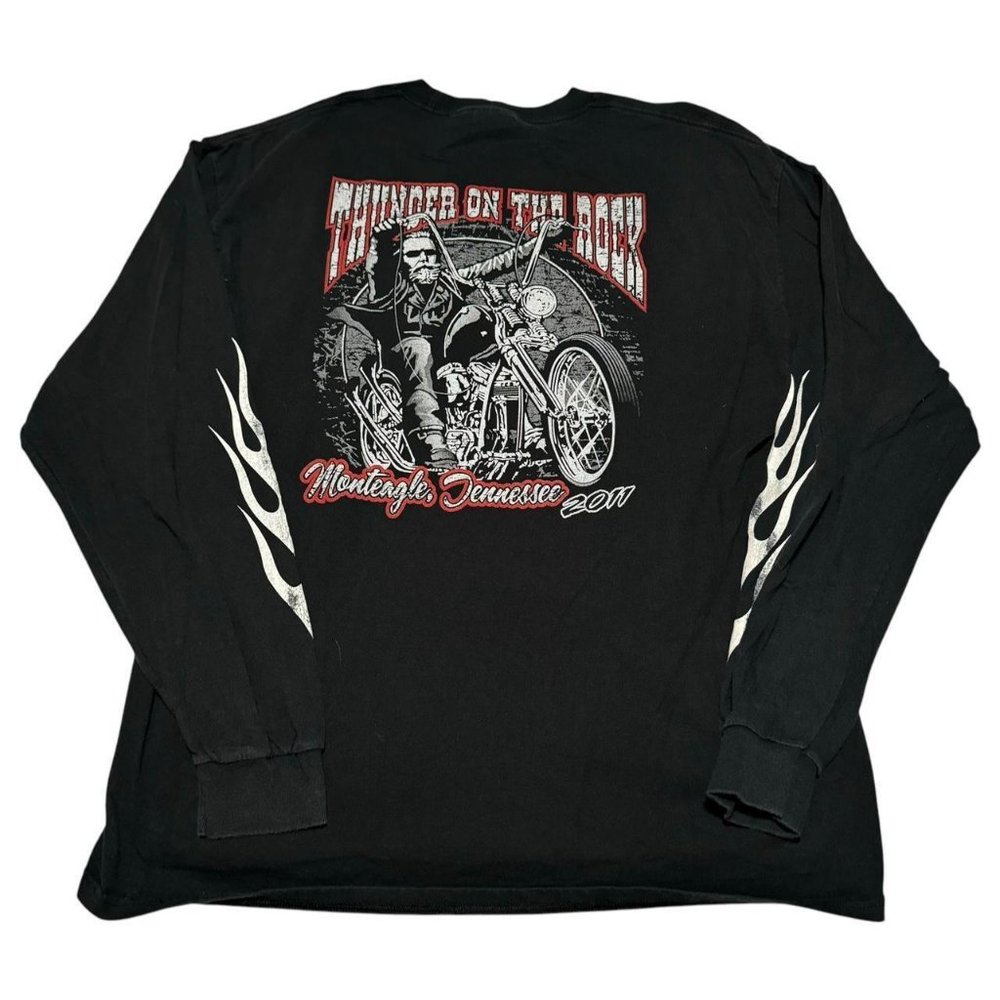 Port and Company 2011 Thunder on‎ the Rock Motorcycle Shirt Adult XL